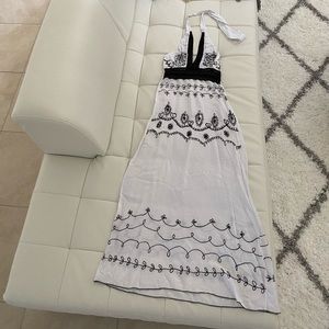 White Long Beach dress